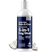 Honest Paws Dog Shampoo and Conditioner - Helps with Reducing Itch Cleanses Hydrates Nourishes Dr...