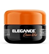 Elegance Hair Cream Wax - 3.53 Oz - Moisturizing Natural Look, Extra Nourishment, Enhanced Volume...