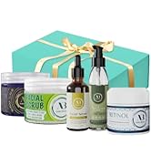 Amira Beauty Spa Gift Set - Pampering Box 5 pcs Gift Care Box Set Great for Holidays, Birthdays f...