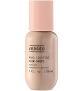 Versed Mood Lighting Luminizing Bronzing Drops, Sheer Golden - Facial Serum + Liquid Bronzer with...