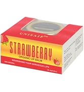 UNISAIF Strawberry Lip Balm - Vegan Lip Balm Lip Brightening for Dark Lips | Best Lip Balm | Mois...