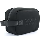 Wolf Project Neoprene Dopp Kit For Men, Toiletry Bag, Travel Kit, Accesories Organizer, Water Res...