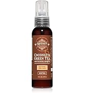 Qhemet Biologics Coconut & Green Tea Softening Serum - Lightweight Hair Serum to Soften, Smooth &...