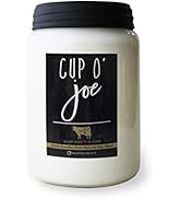 Milkhouse Candle Company, Farmhouse Collection, 26 Ounce Canning Jar, Cup O' Joe
