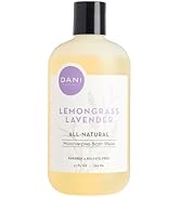 DANI Naturals Moisturizing Body Wash - Calming Lemongrass Lavender Scent with Organic Aloe Vera &...