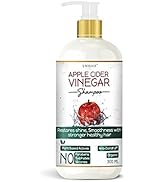 Unisaif Apple Cider Vinegar Shampoo – Anti Dandruff Shampoo | Daily Clarifying & Soothing Itchy S...