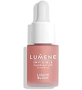 Lumene Invisible Illumination Liquid Blush Pink Blossom - Dewy Makeup Cheek Tint with Luminizing ...