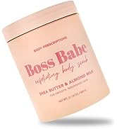 Body Prescriptions Pink “Boss Babe” Body Scrub, Exfoliating Body Wash, for Nourished and Ultra Sm...