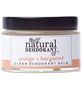 The Natural Deodorant Co, Clean Deodorant Balm Orange & Bergamot 55g, Aluminium Free, Plastic Fre...