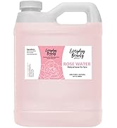 Rose Water Facial Toner - 32oz Bulk Alcohol-Free Vegan All Natural Refreshing for Face and Hair -...
