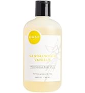 DANI Naturals Body Wash - Warm Sandalwood Vanilla Scent with Organic Aloe Vera & Natural Glycerin...