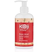 Koji White Kojic Acid Skin Brightening Body Lotion - Natural Moisturizer & Glowing - Dark Spots, ...