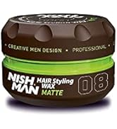 Nishman Hair Styling Series (08 Matte Wax CLAY WAX, 150ml)