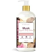 Unisaif Musk Natural Body Lotion – Shea Butter Lotion Body Moisturizer | Hand Lotion for Women an...