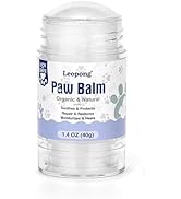 Leopong Dog Paw Balm, Moisturizer & Protection for Cracked Dry & Damaged Paws, Nose & Elbows Natu...