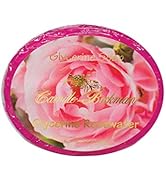 Camille Beckman Glycerine Rosewater Scented Glycerine Bar Soap for Hands, Face and Body, 3.5 Ounce
