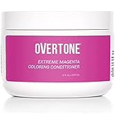 OVERTONE Haircare Color Depositing Conditioner - 8 oz Semi Permanent Hair Color with Shea Butter ...