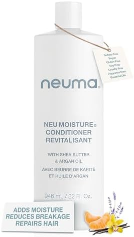 NEUMA Neu Moisture Conditioner 32 Fl. Oz. Moisturizing Conditioner, Lavender, Mandarin & Vanilla Scent