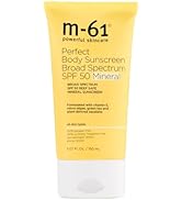 M-61 Perfect Mineral Body Sunscreen SPF 50 - Reef safe, non-nano zinc oxide, and mineral formula ...