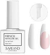 SAVILAND French Gel Nail Polish: 1PC 10ML White Gel Polish Easy French Smile Line in 5s French Ti...