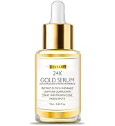 UNISAIF 24k Gold Vitamin C Face Serum - Dark Spot Corrector Hydrating Serum | Vitamin c Serum Por...