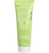 Lumene Nordic Clear [Tyyni] Balancing Clay-to-Foam Cleanser - Daily Face Wash & Makeup Remover fo...