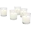 Stonebriar 12 Hour Long Burning Unscented Wax Filled Votive Holders, 48 Pack, White