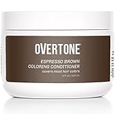 OVERTONE Haircare Semi-Permanent Color Depositing Conditioner with Shea Butter & Coconut Oil, Esp...
