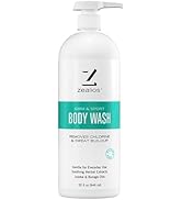 Zealios Swim & Sport Body Wash for Swimmers & Athletes 32oz Skin Care Solution for Men & Women, R...