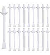 50 Pieces Nose Wax Sticks Plastic Nose Wax Applicators Plastic Wax Rod Wand Nose Waxing Strips Di...