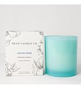 BEAN CANDLE CO Luxury Scented Candles for Home | Lotus Cove Classic Candle | Aromatherapy| All Na...