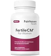 Fairhaven Health FertileCM Fertility Supplement for Women, Capsules - Fertile Cervical Mucus, Ovu...