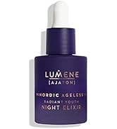 Lumene Ajaton Ageless Radiant Youth Night Elixir - Anti Aging Skin Serum for Fine Lines and Wrink...