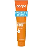 Carpe Sweat Absorbing Face Lotion for Oily Skin Control, Mattifying Face Lotion with Moisturizing...