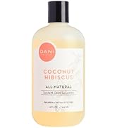 DANI Naturals Moisturizing Shampoo - Coconut Hibiscus - Sulfate-Free, Strengthens & Conditions Dr...
