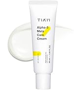 TIA'M Alpha-5 Mela Care Cream, 1.69 fl oz, 5% Alpha Arbutin Glow Enhancing Cream with Glutathione...
