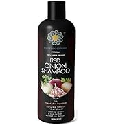AYURVEDASHREE Red Onion Hair Growth & Hair Fall Control Shampoo – With Curry Leaf, Hibiscus, Indi...