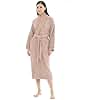 Seritaine Luxurious Womens Robe, 100% Turkish Cotton, Luxury Robe for Women, Terry Cloth Long Spa Bathrobe (XL)