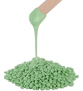 Wax Beads, 1.5lbs Coarse Hard Wax Beads for Hair Removal, Green Brazilian Waxing for Body, Waxing...