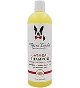 Warren London Oatmeal Dog Shampoo I Cleans Sensitive Flaky Dry Itchy Skin I Relief with Vitamins ...