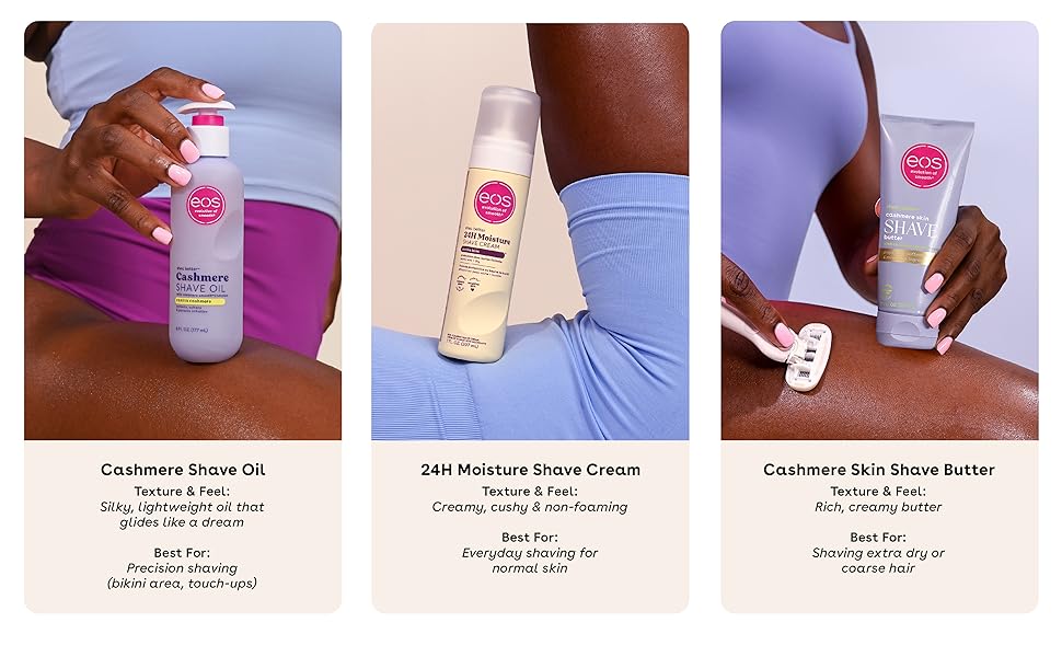 eos shave categories and formats