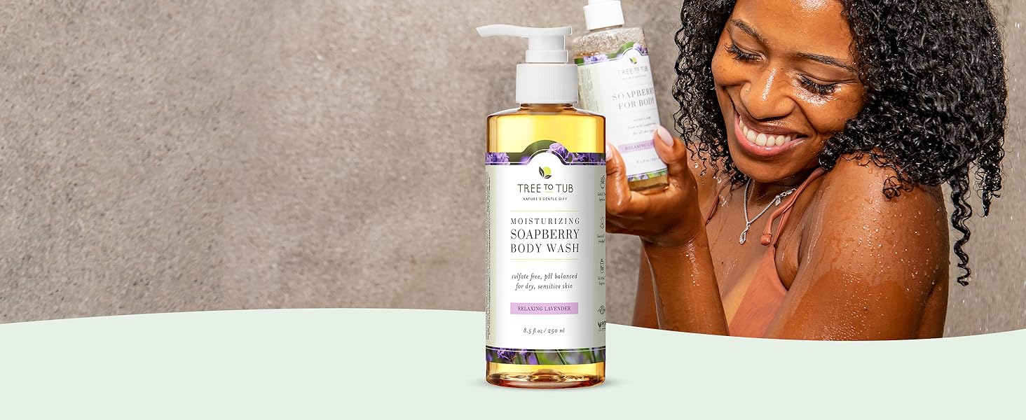 Lavender Body Wash for Sensitive Skin | Tree to Tub 1