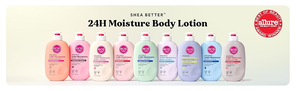 eos 24H Moisture Body Lotion collection