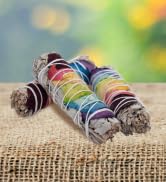  Cleansing Sage Meditation Accessories Gift Beeswax Beehive Pillar Candle Set Handcrafted Tripod