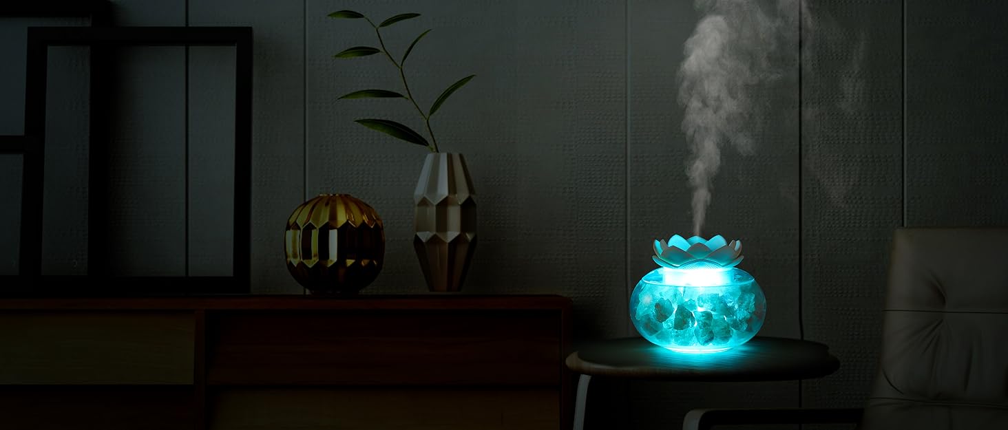 essential oil Diffusers Salt Lamp YJY Small Aromatherapy Diffuser for Bedroom Home Office