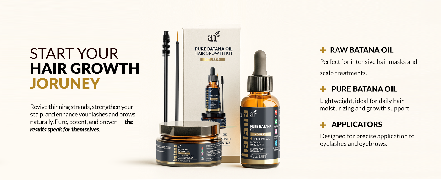 Batana oil artnaturals hair growth kit