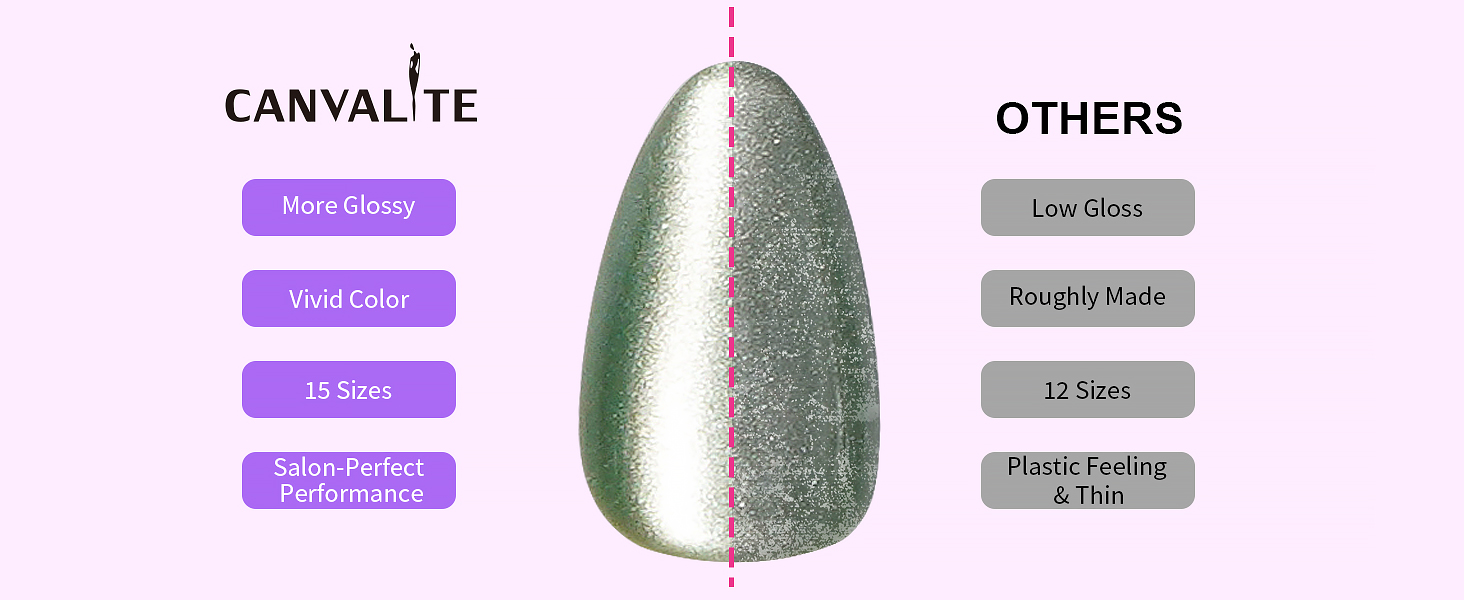 press on nails short