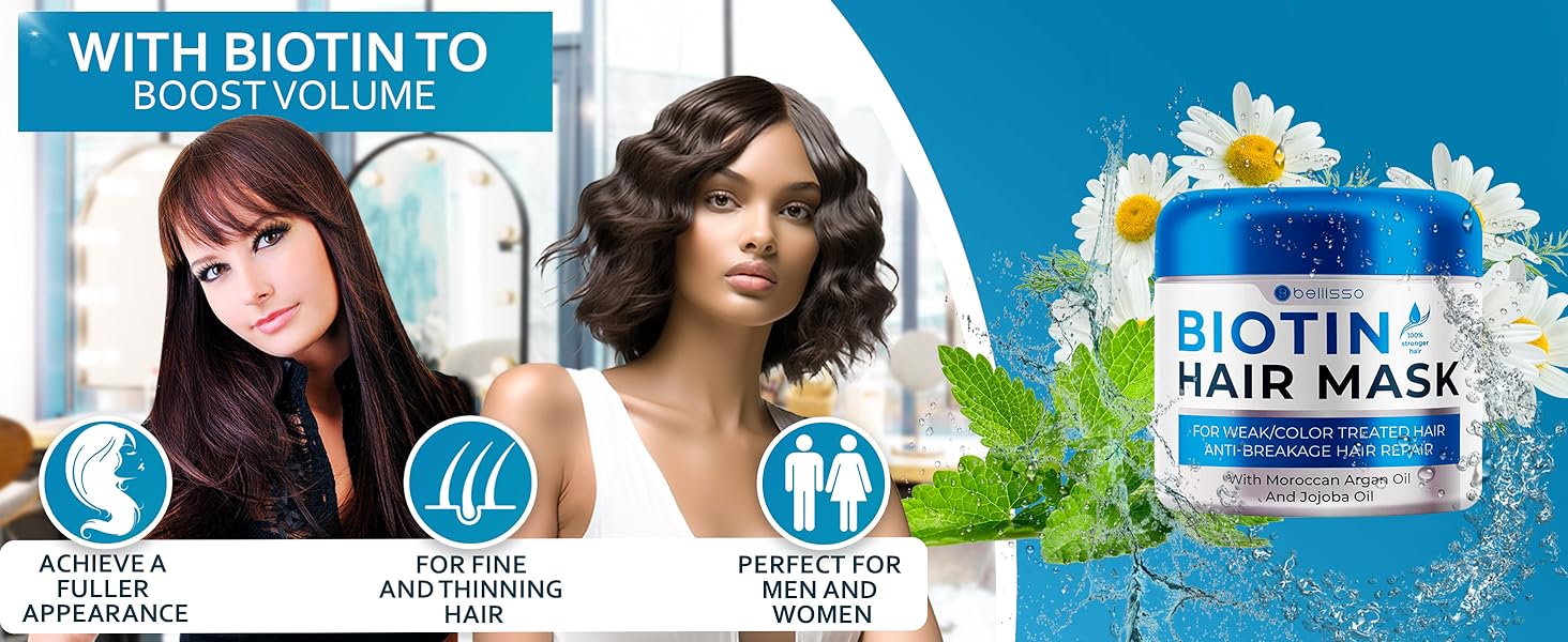 biotin hair mask products capilar crecimiento