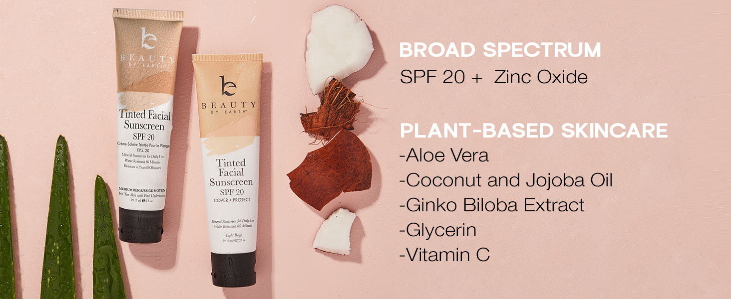 tinted face sunscreen for mineral spf sunblock sun screen protector vegan best