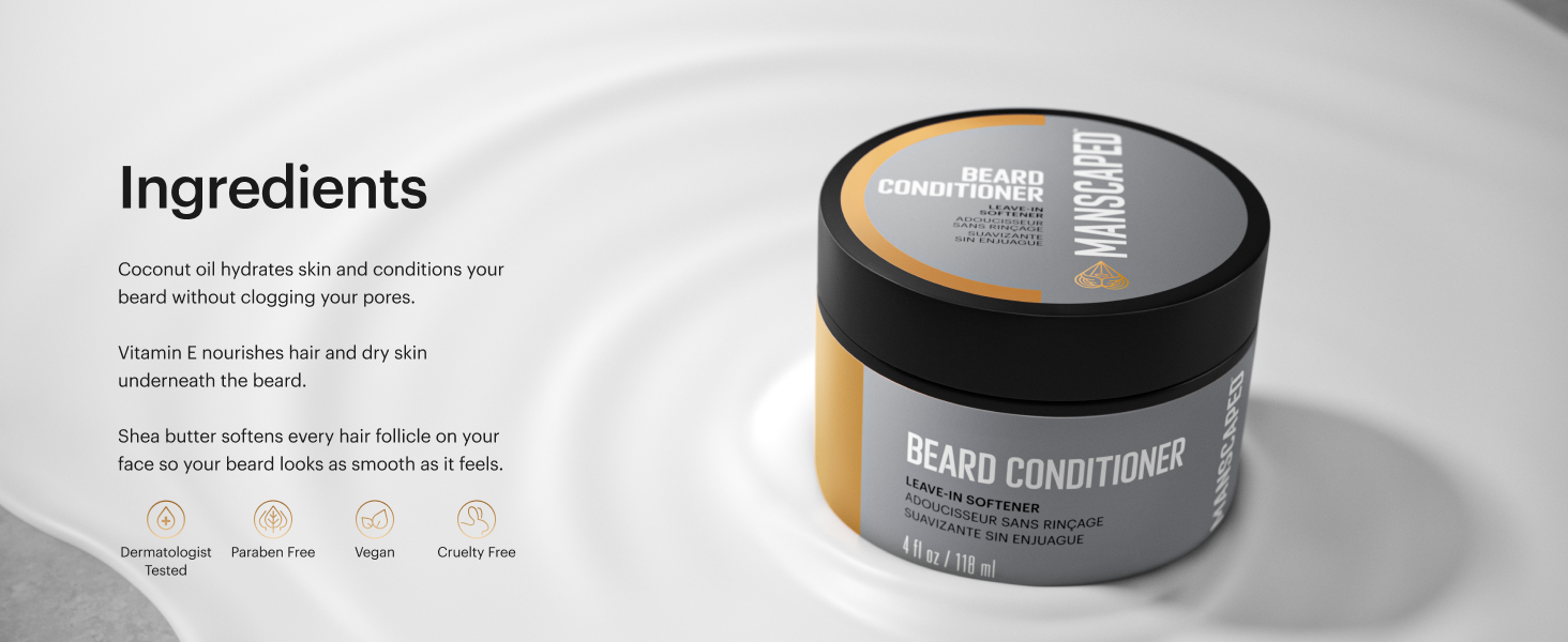 manscaped beard conditioner softener face hair